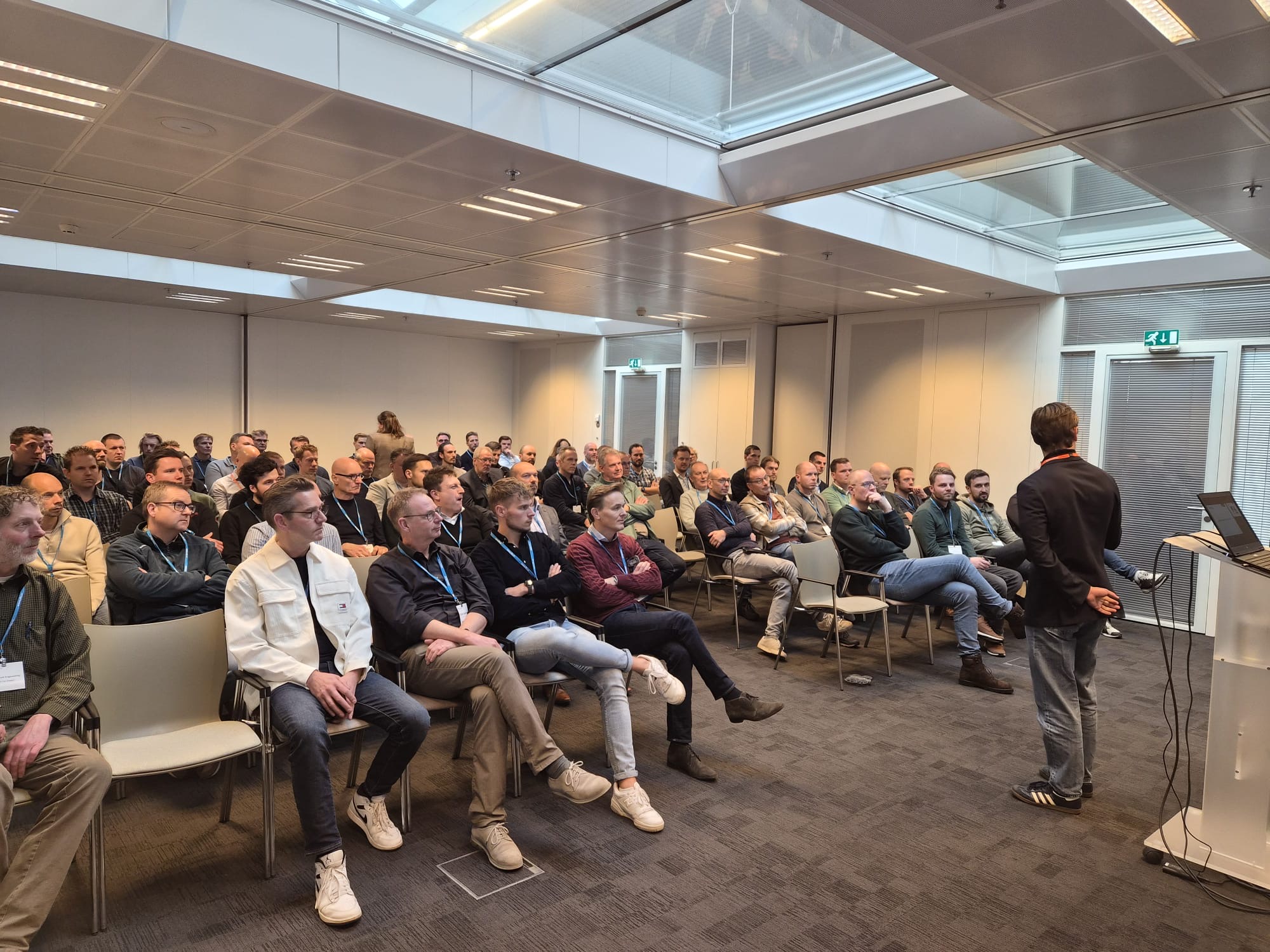 Lezing over software engineering met ChatGPT op het Machinebouwevent